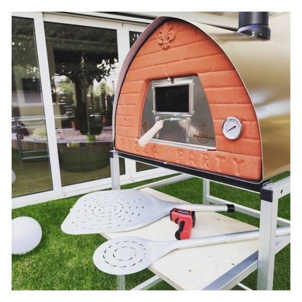 Pizza party 70x70 houtoven - Afbeelding 2